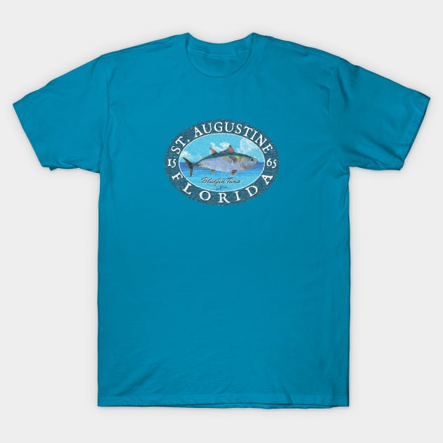 St. Augustine, Florida, Bluefin Tuna T-Shirt by jcombs